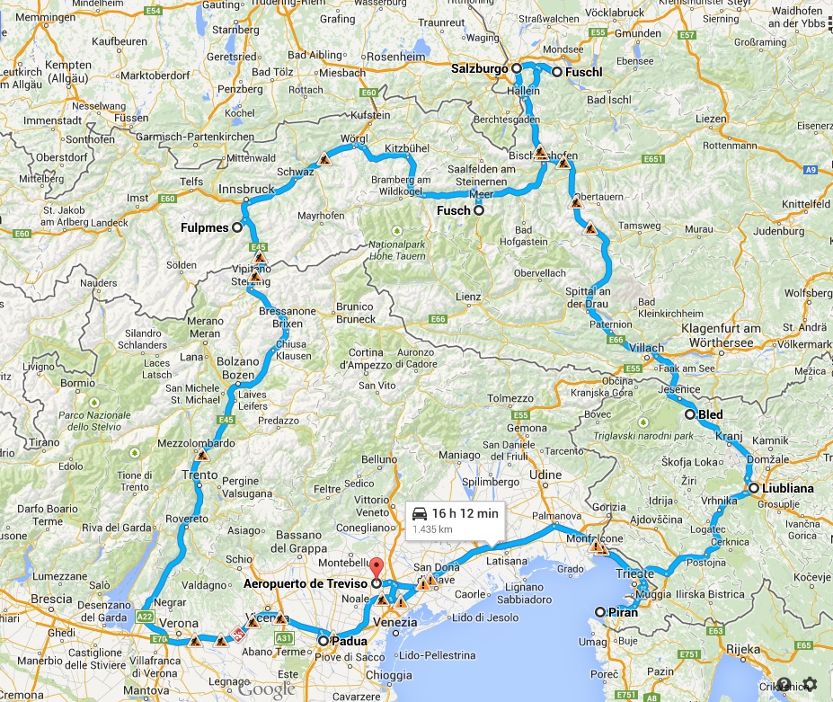 Ruta Eslovenia y Austria